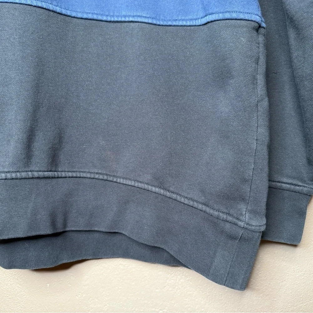 Levi's Men's Crewneck Fleece Pullover Black & Blue Sweatshirt Size XL Streetwear
